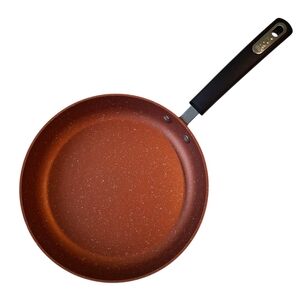 The Rock Copper Non-Stick Frying Pan with Black Handle